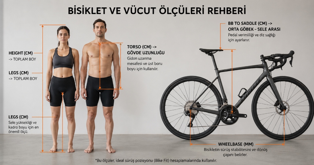 Bisiklet ve Vücut Ölçüleri Rehberi